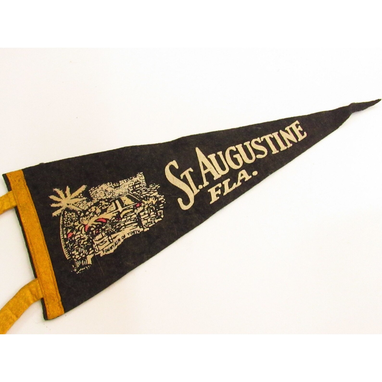 Vtg Felt Pennants X3 Fort Mchenry Pennsylvania Turnpike St Etsy