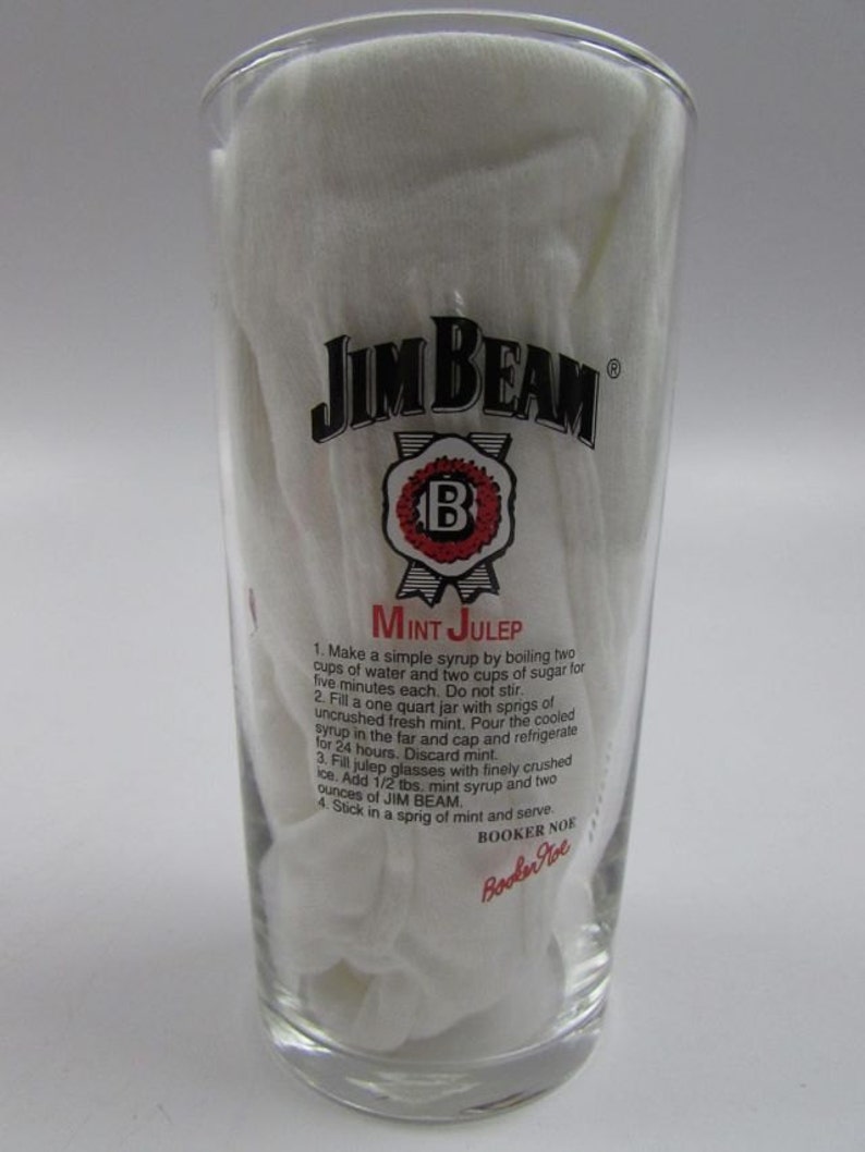 WAMZ Radio Kentucky Derby Jim Beam Mint Julep Glass Etsy