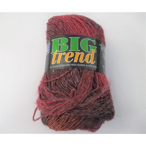 omhyggeligt oase Syd Marks and Kattens Big Trend Yarn Acrylic Wool Blend 1 Skein - Etsy