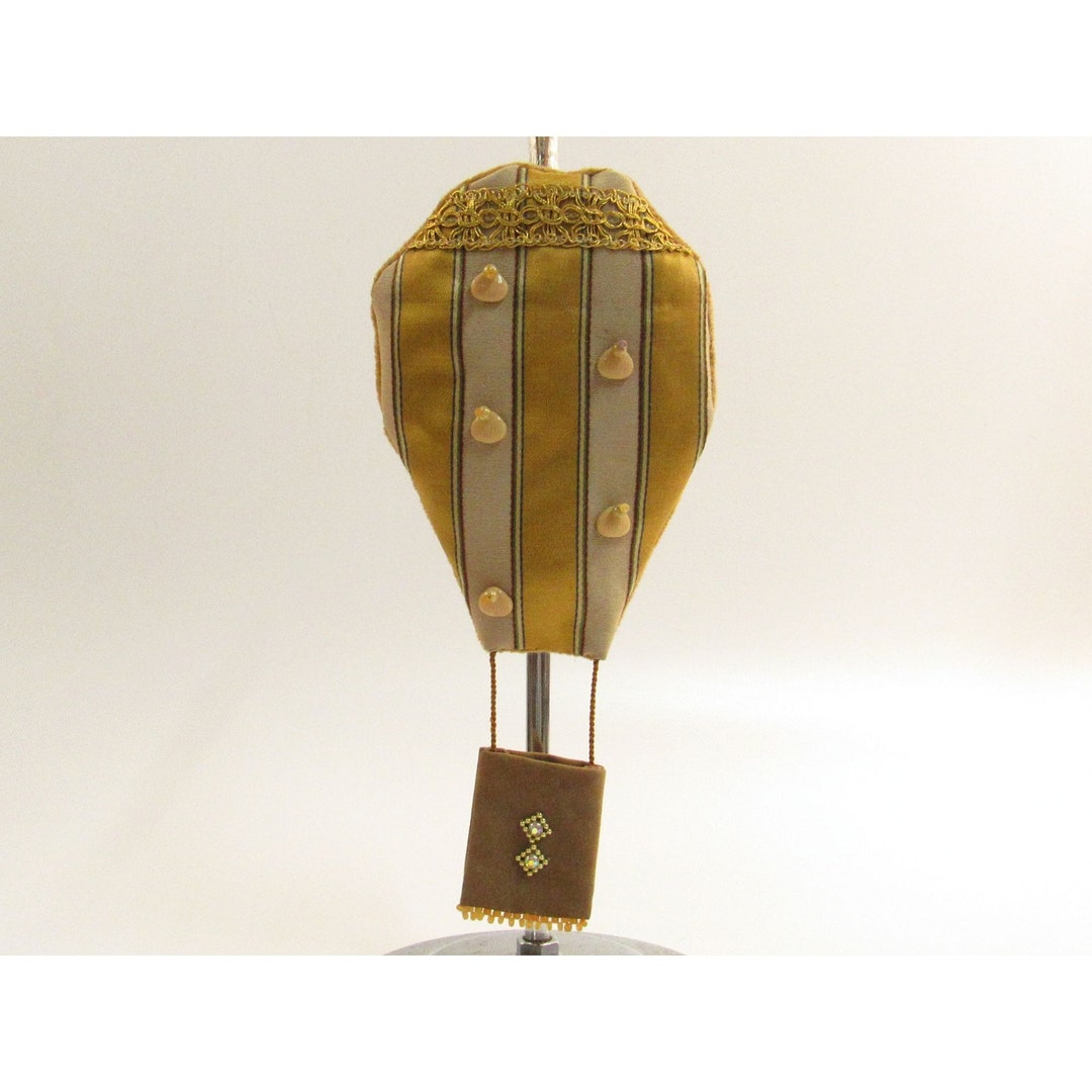 Handmade Hot Air Balloon Wall Hanging Plush Fabric Embellished F475 Etsy