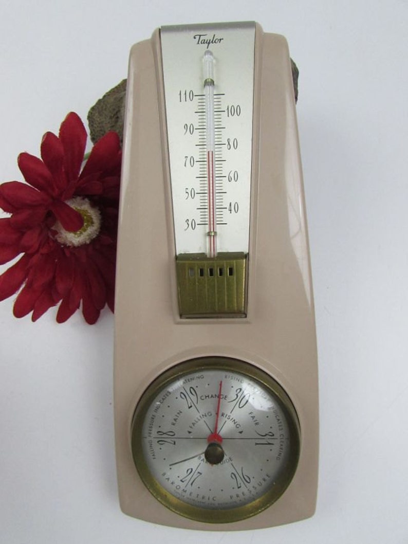 Vintage Taylor Thermometer Barometer Combo - Etsy