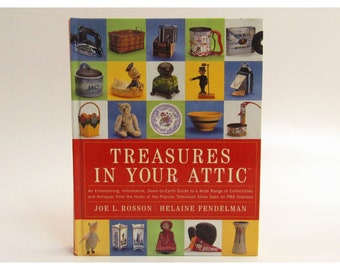 Treasures In Your Attic Antiques Guide by Rosson & Fendelman Hardcover F444