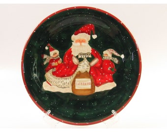 Noble Excellence Santa Mates Cookies For Santa Plate CA225