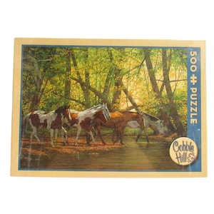 Cobble Hill JIGSAW PUZZLE Bears In Forest 500 Piece New Factory Sealed