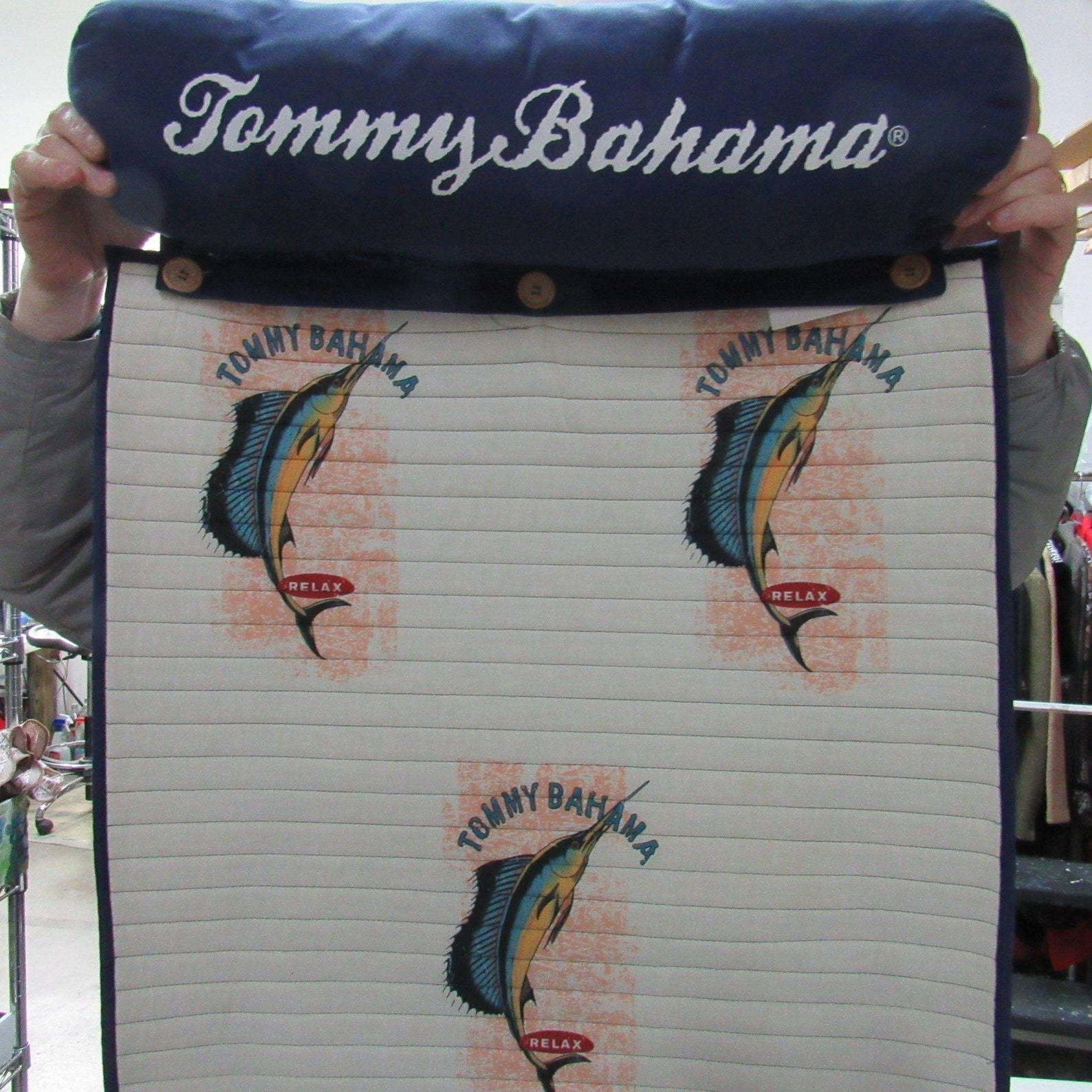 Tommy Bahama Relax Rollup Beach Mat with Detachable Pillow Etsy