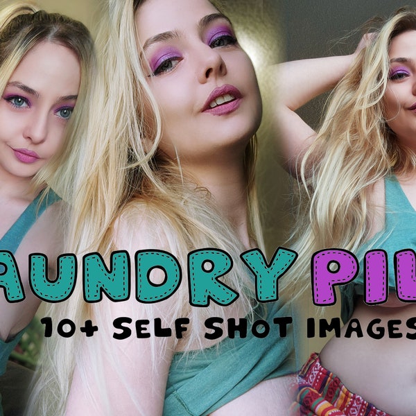 Laundry Pile - a self shot photoset (*nsfw/mature)