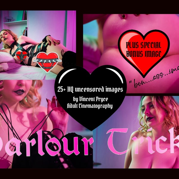 Parlour Tricks- ein modernes pin up Fotoset MIT BONUS BILD (nsfw, ausgereift)