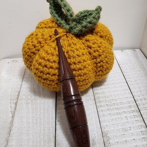 Wooden crochet hook