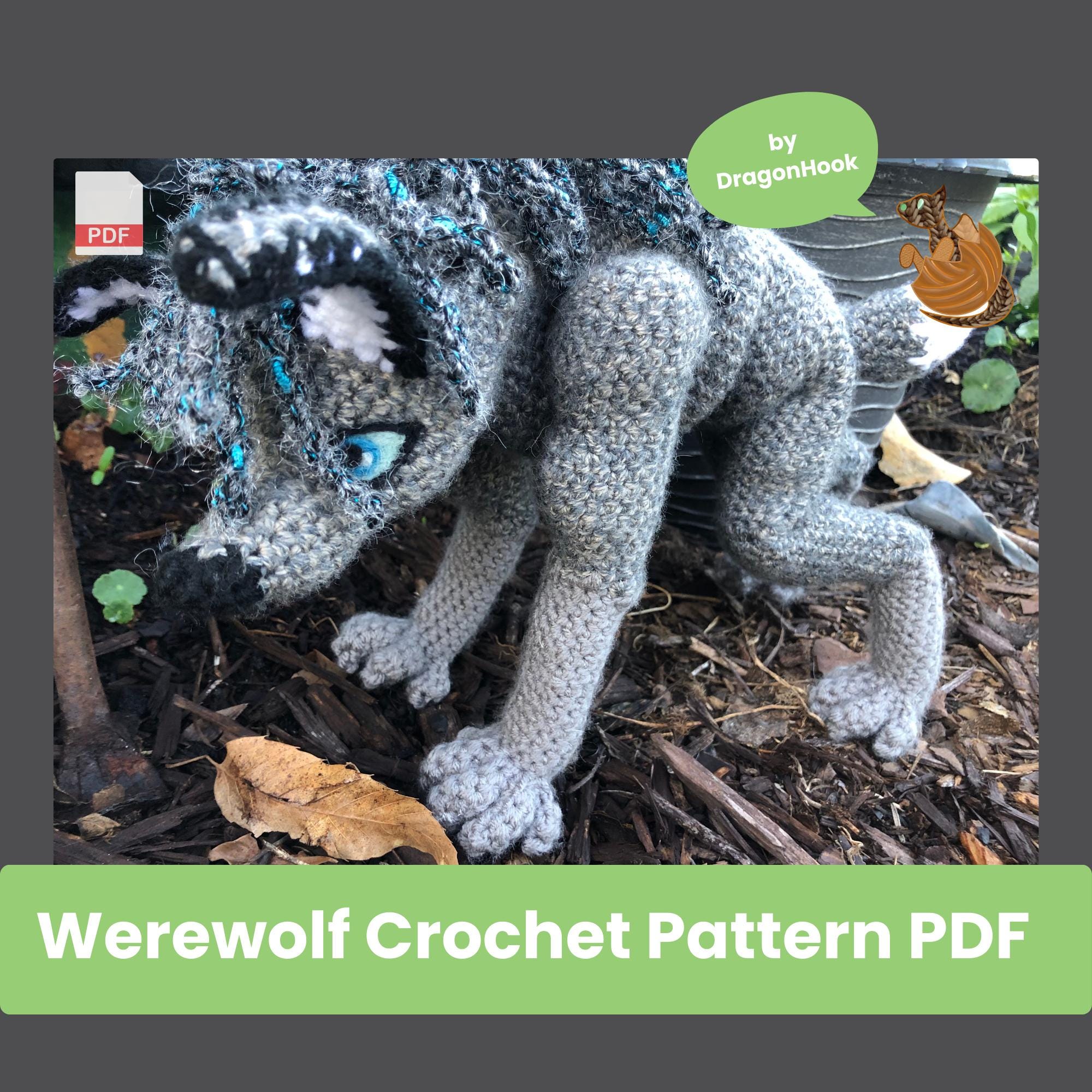 Werewolf Crochet Pattern - Etsy