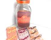 Gratitude Jar 30 day kit fall print designed orange and brown