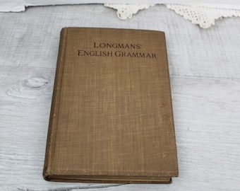 Longman's English Grammar 1906 Antique Book Dept of Education New York