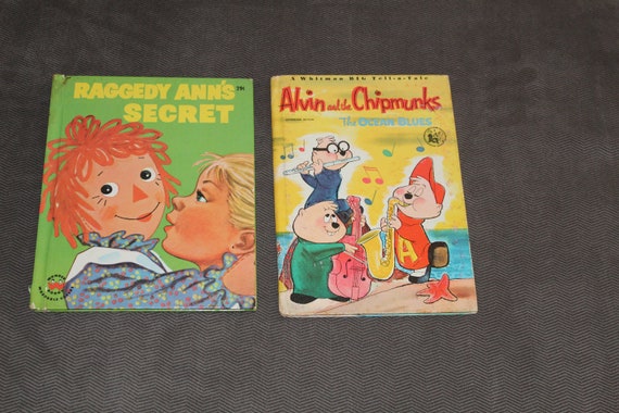Alvin And The Chipmunks Lesbian Porn Comics - Vintage Children's Books Cartoon Alvin and the Chipmunks - Etsy