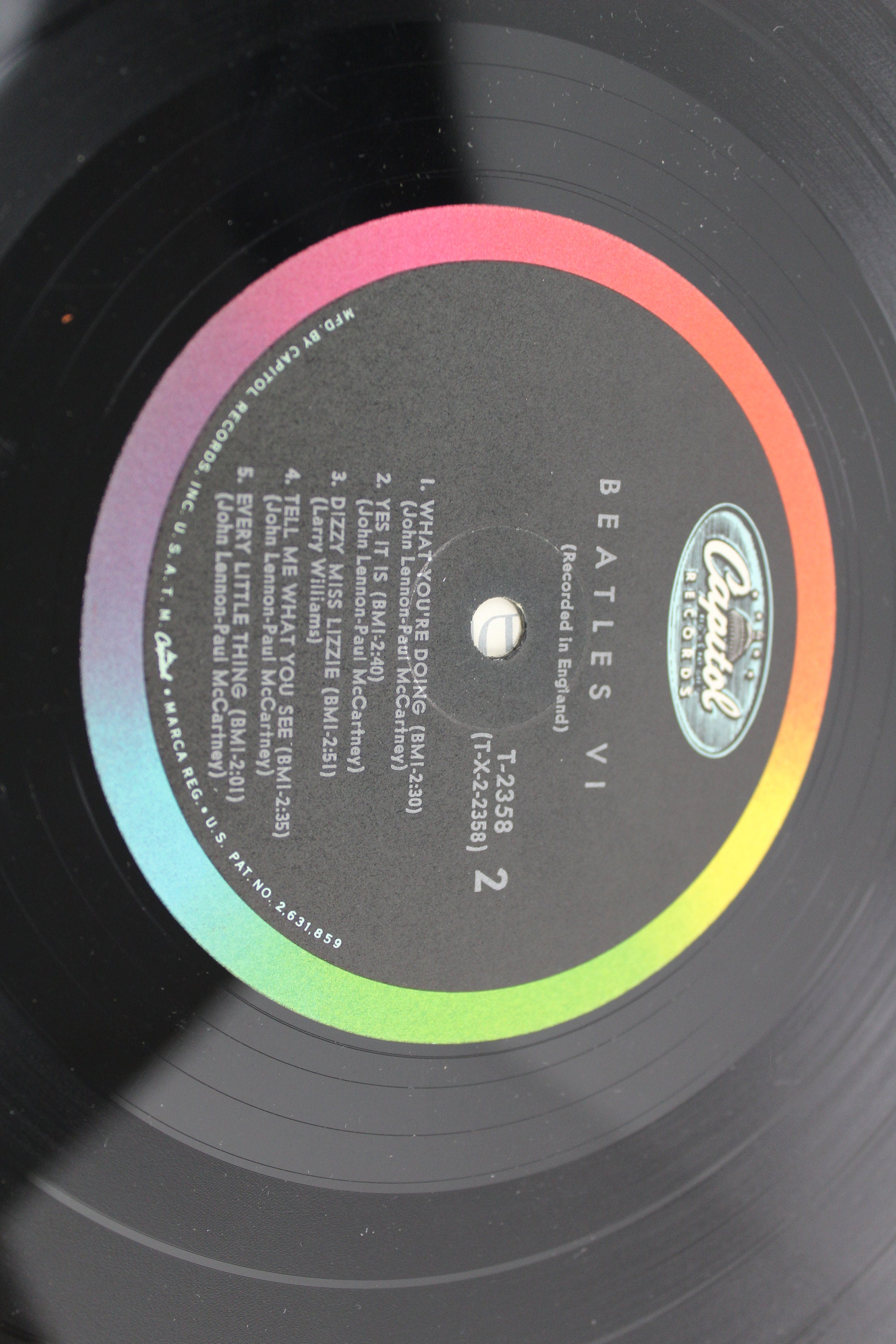 The BEATLES VI ビートルズVIアナログLPレコード il_fullxfull.5764501884_qt0p.jpg
