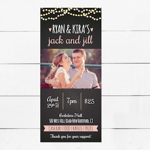 PRINTED Numbered Jack and Jill Tickets | Buck and Doe Tickets | Stag and Doe Tickets