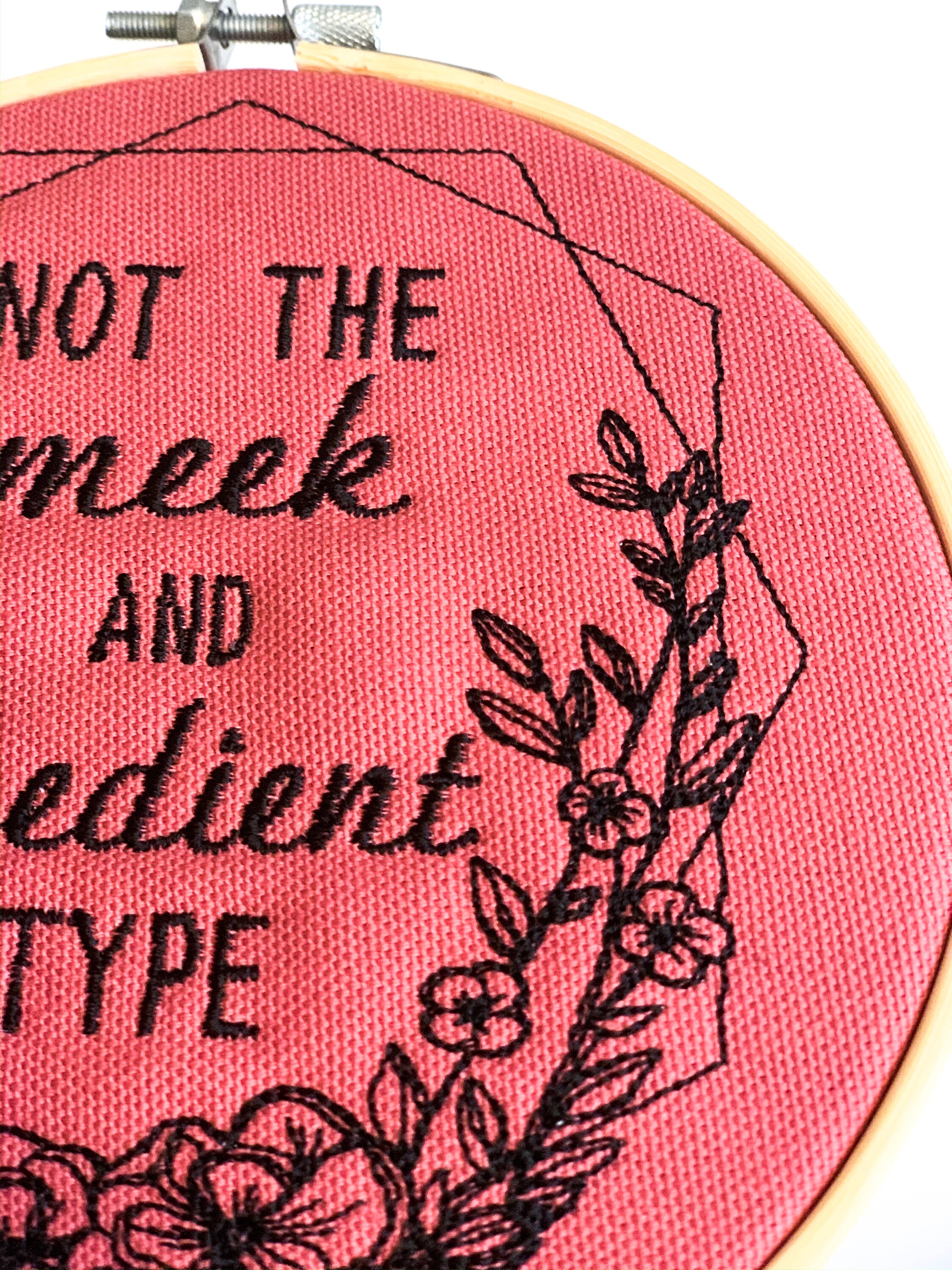 not the meek and obedient type shirt