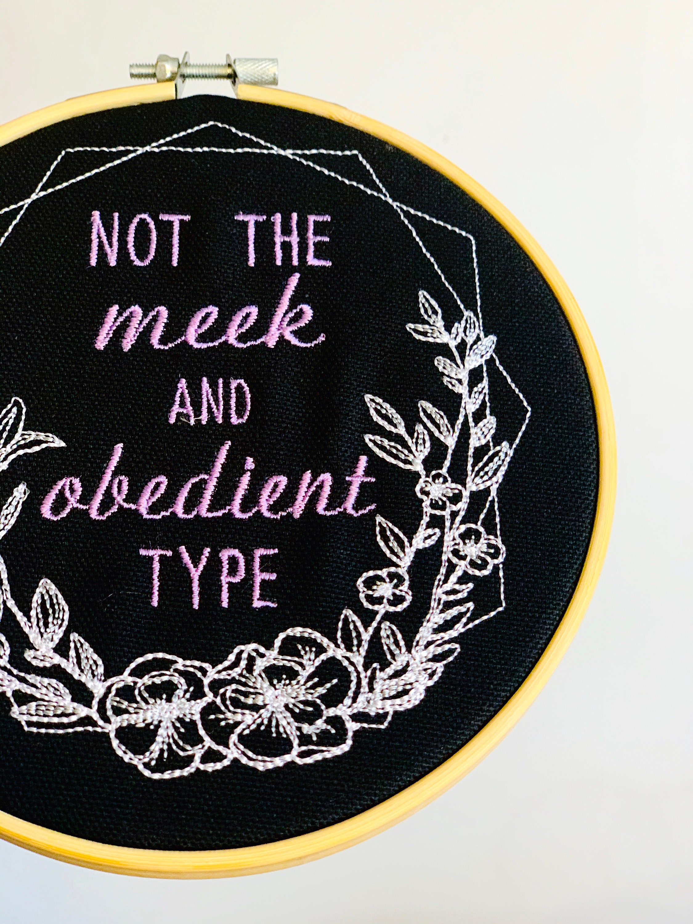 not the meek and obedient type shirt