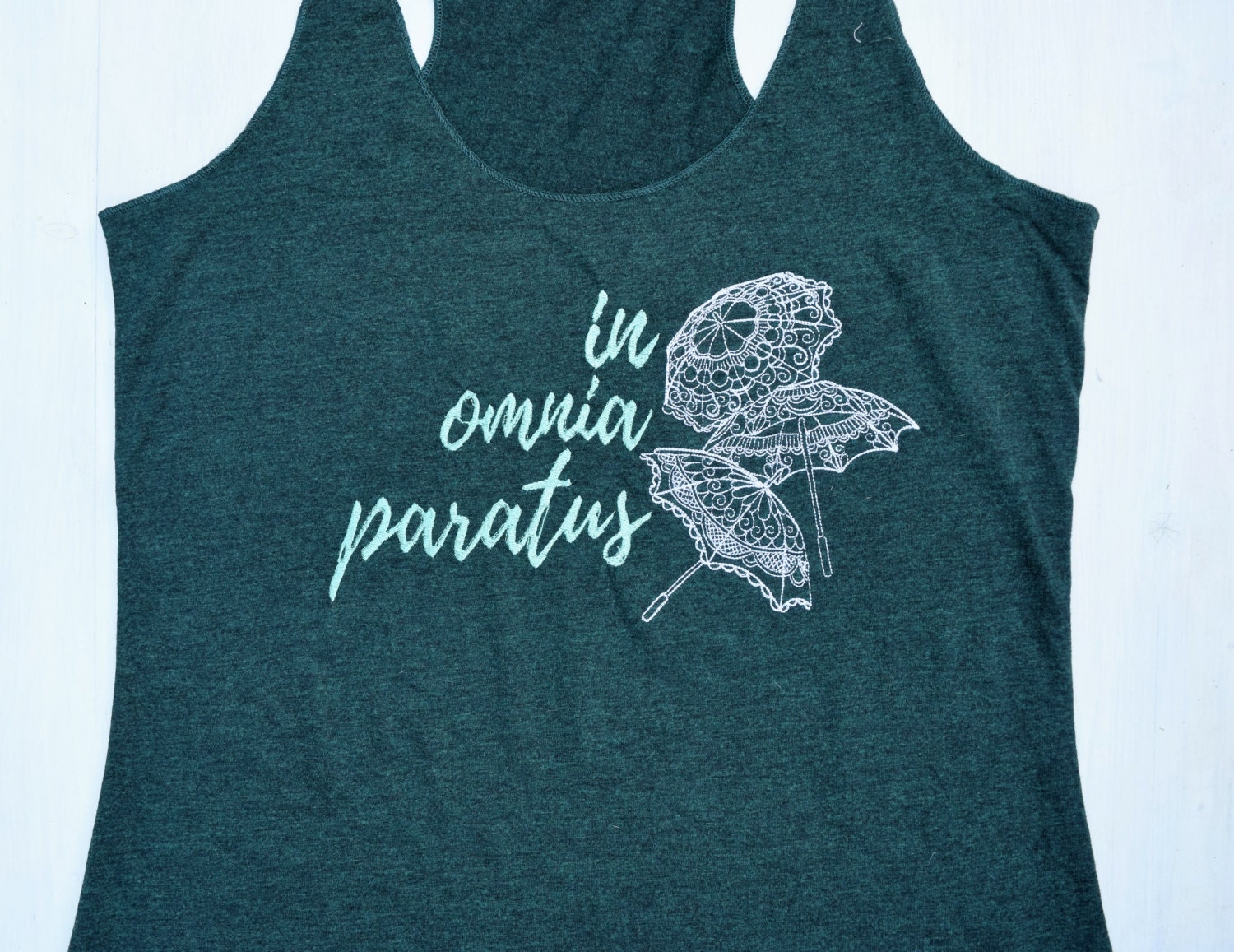 In Omnia Paratus Embroidered Tank Top Inspired By Gilmore Girls You Jump I Jump Jack