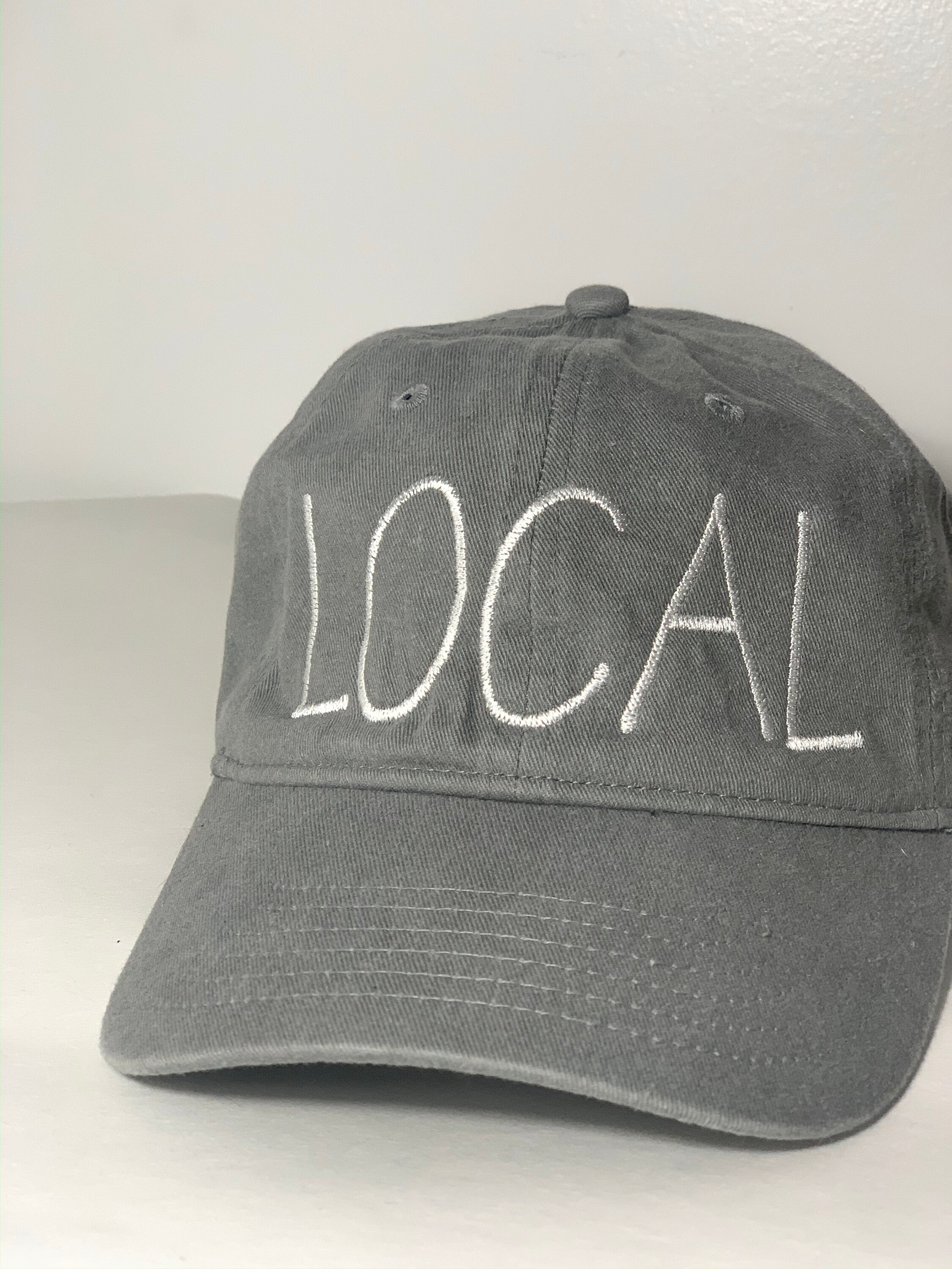 Local Embroidered Hat Custom Hat Locals Only Etsy