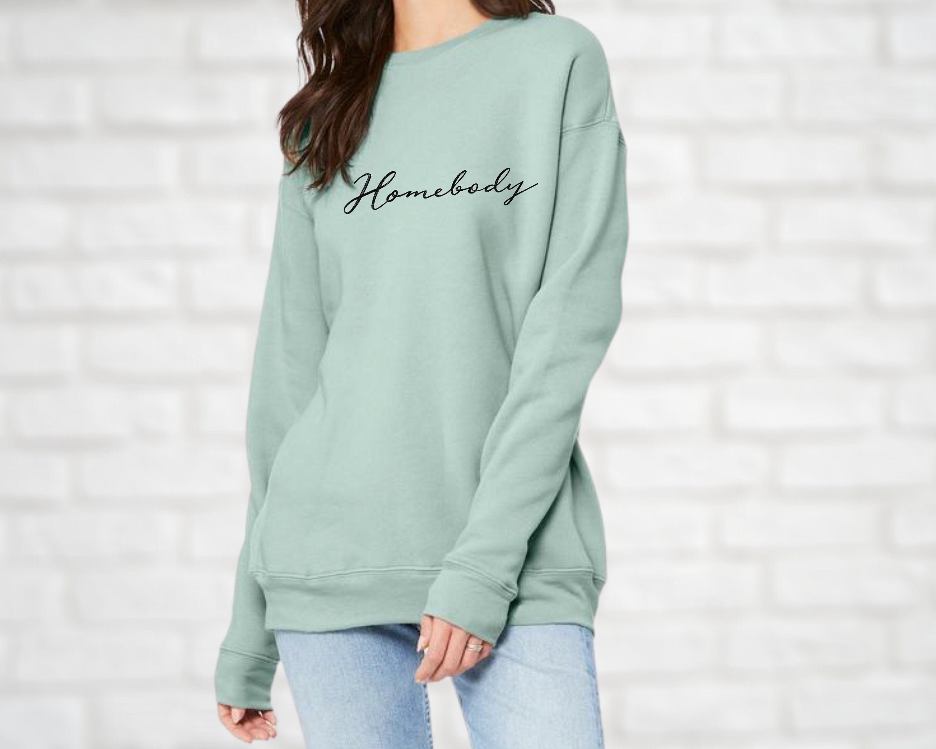 Homebody Embroidered Unisex Crewneck Sweatshirt