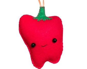 Red Bell Pepper Ornament