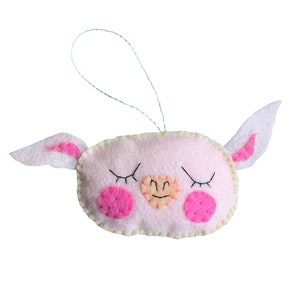 Pink Pig Ornament