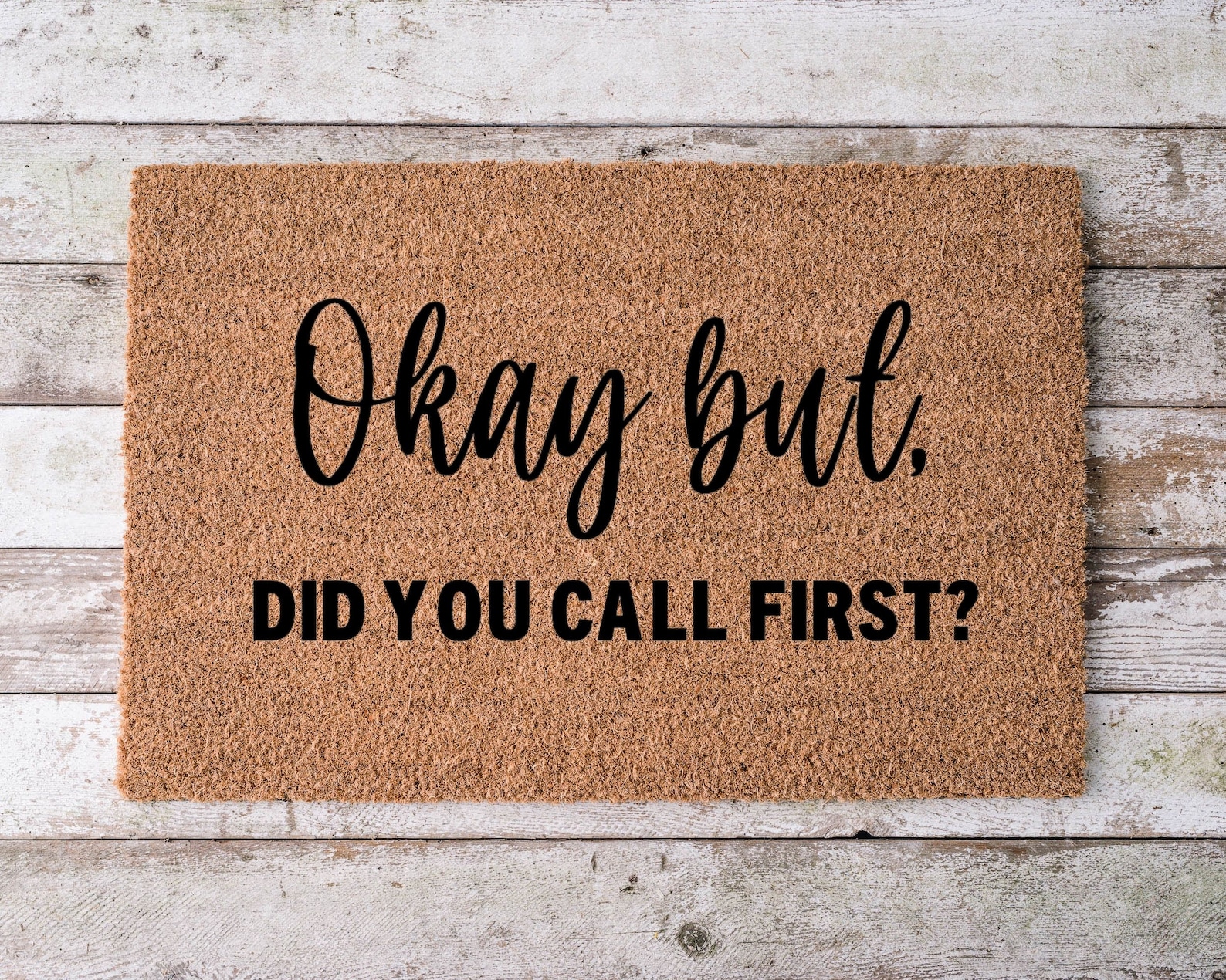 Did You Call First Doormat Introvert Doormat Shy Person Etsy