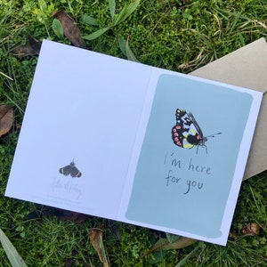 Im Here For You / Illustrated Gift Card / Recycled Card / image 5