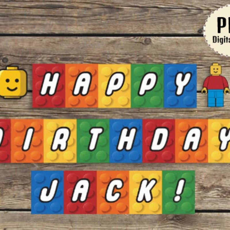 Legos Font - Etsy