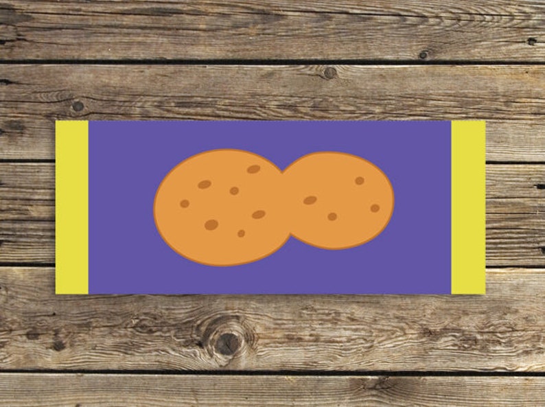 Spongebob Chocolate With Nuts Candy Bar Wrapper Labels Etsy