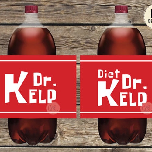 kelp-soda-under-the-sea-drink-bottle-labels-printable-instant-etsy-canada