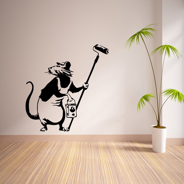 Banksy Wall Decal Etsy Australia