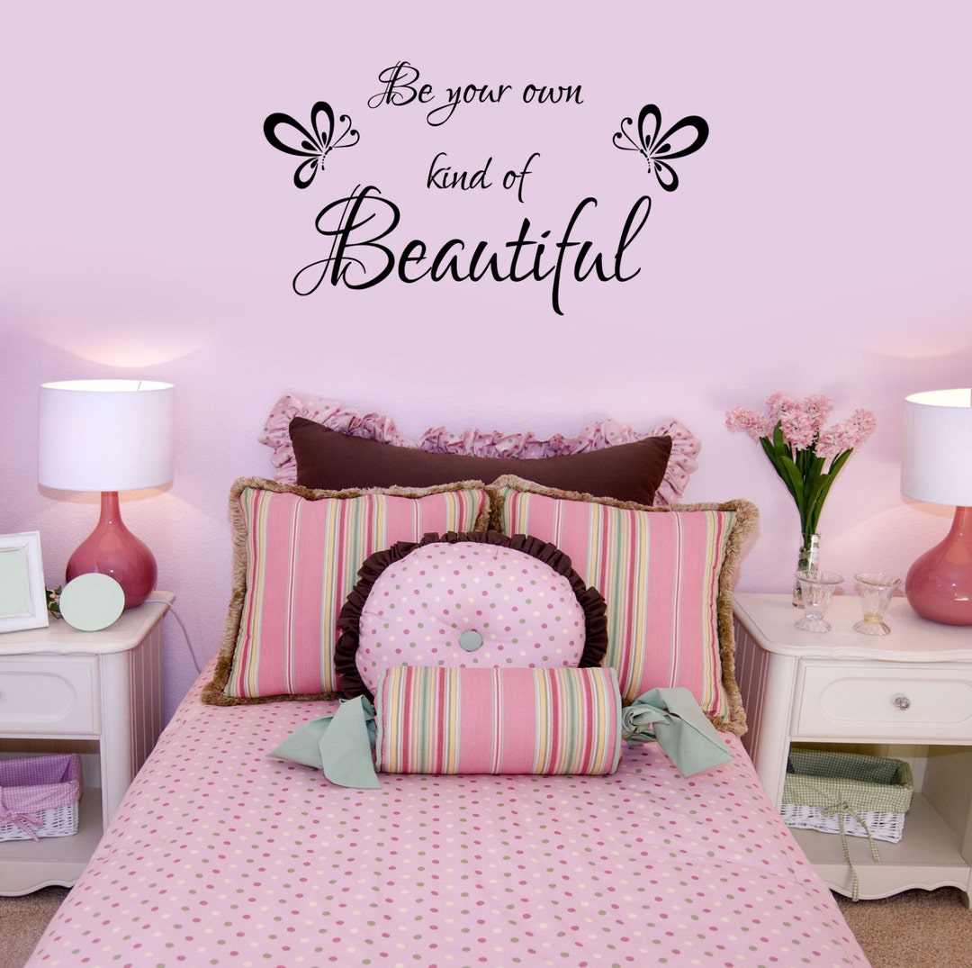 Be Your Own Kind of Beautiful Wall Sticker Vinyl Decal 100x55 Etsy