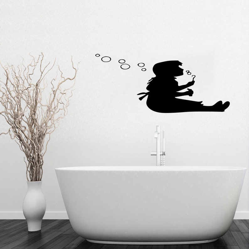 Banksy Bubbles Graffiti Wall Decal Sticker Vinyl 80x55 Etsy