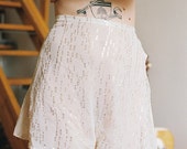 Nile gold & ivory handmade tap panties [SAMPLE SALE]