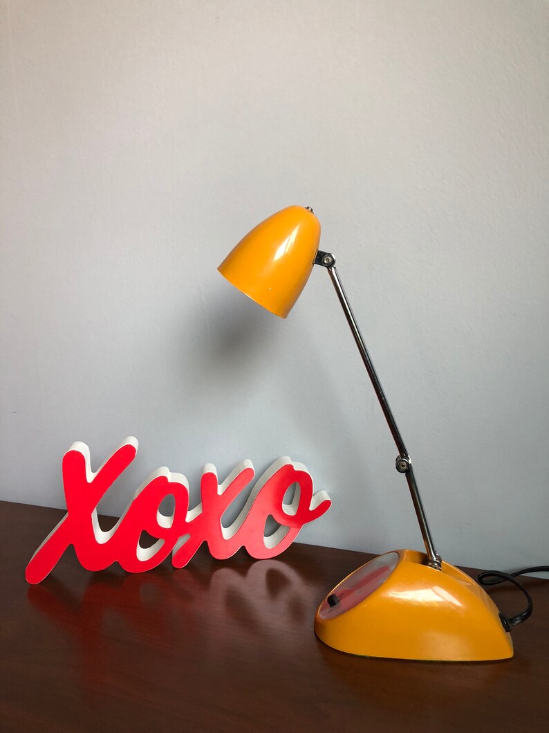 Yellow Reading Lamp