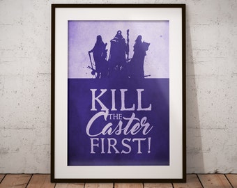 D&D Cardinal Rules: Kill the Caster First PRINT