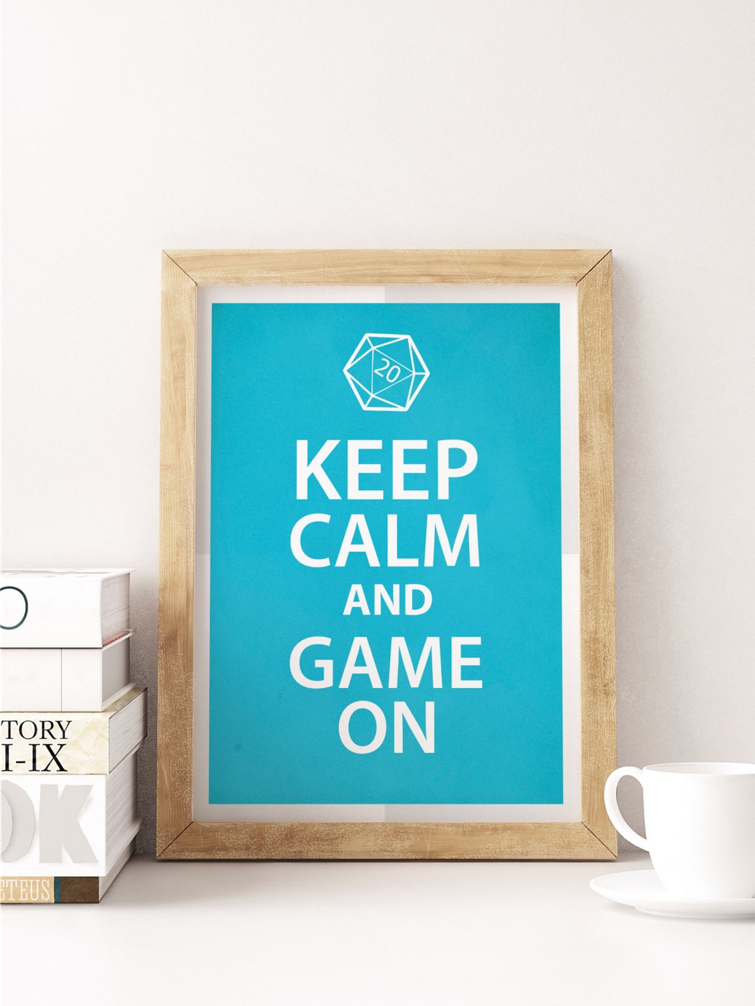 Keep Calm and Game on PRINT - Etsy