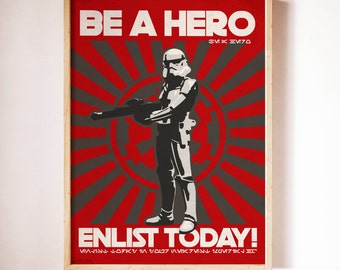 Be a Hero! - Star Wars Artwork PRINT