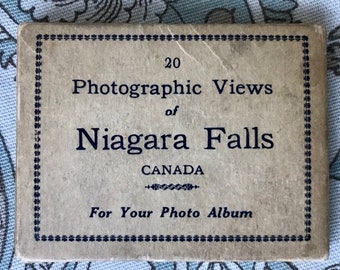 Niagara Falls photo folio, 1920s memorabilia