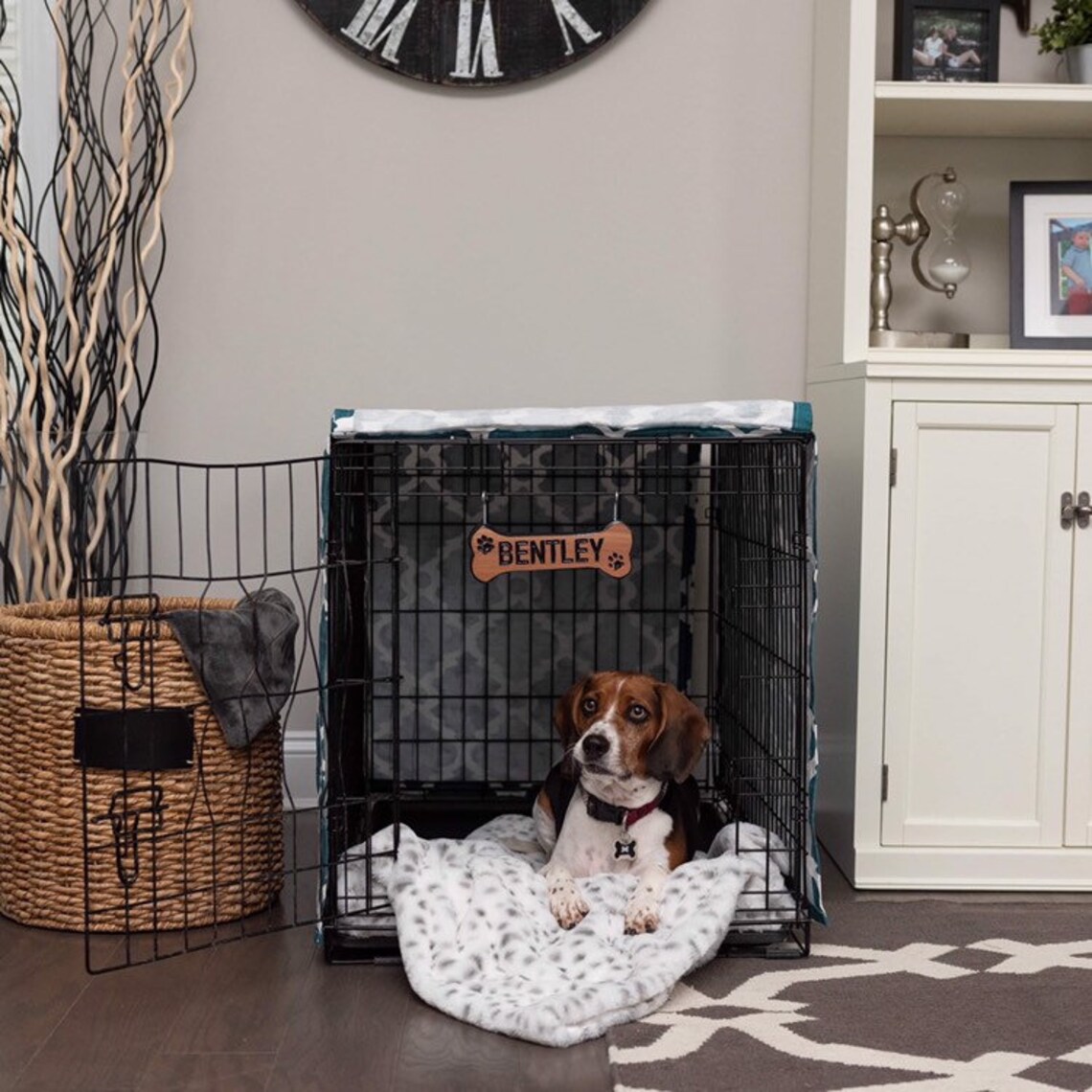 Custom Dog Kennel Cover four colors Crate Cover Dog Crate Etsy