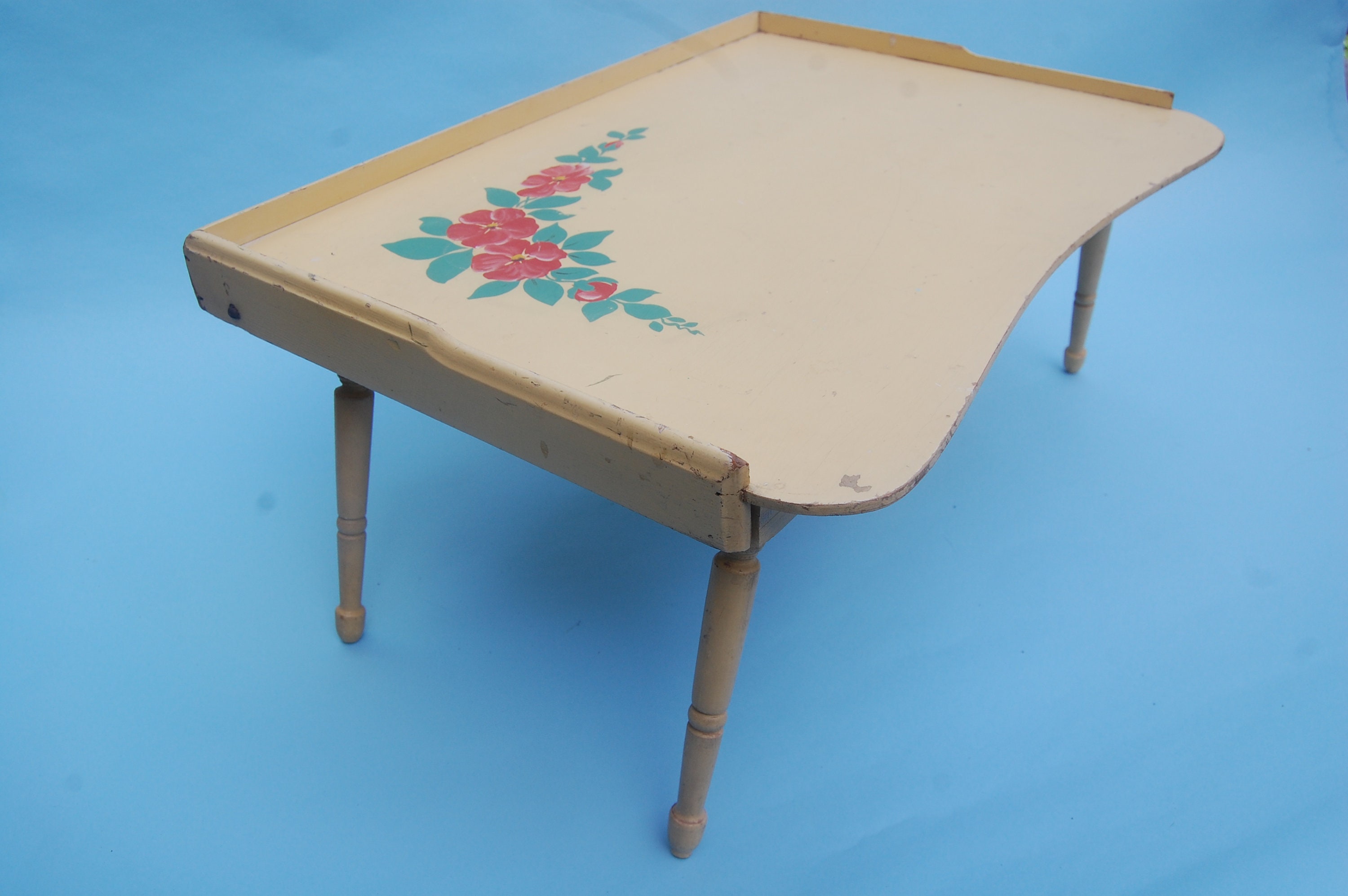 Vintage LAP TRAY General Wood Products Company The Golden Rule Etsy