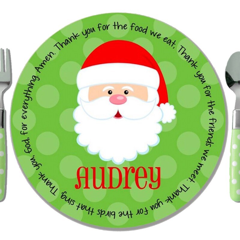 Christmas Plates Etsy