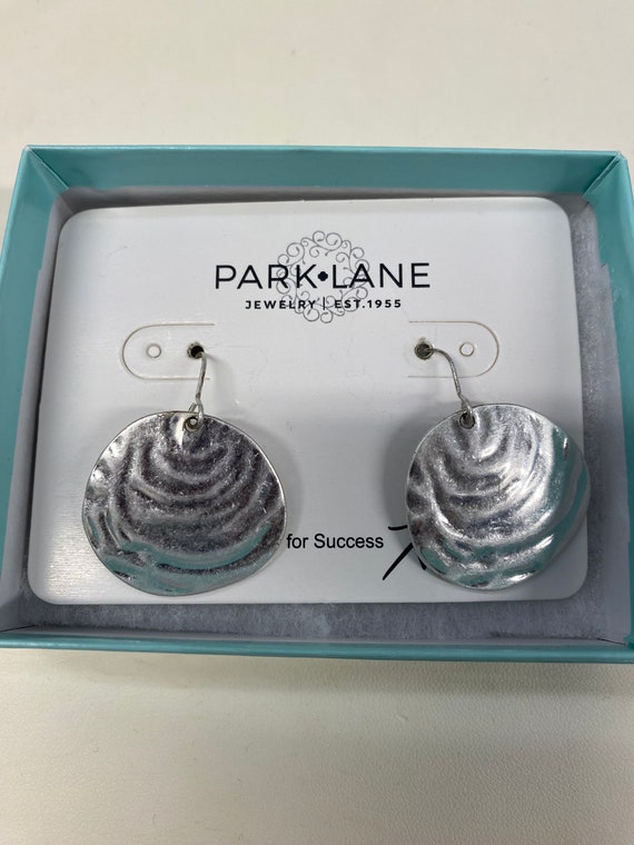 park Lane Earrings, Silver Tone