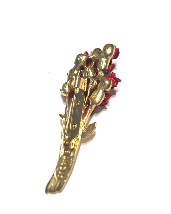 Vintage Bouquet Brooch - image 2