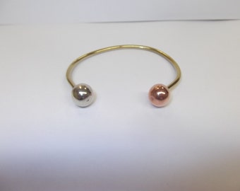 Two Tone Copper Bangle