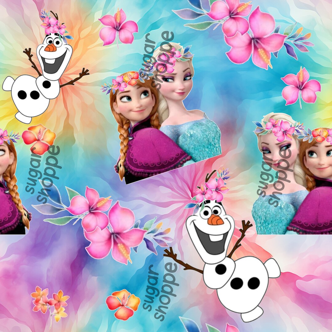 Snow Princess Design Winter Princess Magical Snow Princess Seamless File Ice Princess ...