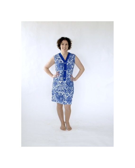 Vintage 60s/1960s terry cloth mini dress Beach Resort Summer Etsy