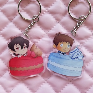 CLEARANCE Keith and Lance Voltron Macaron Acrylic Charms