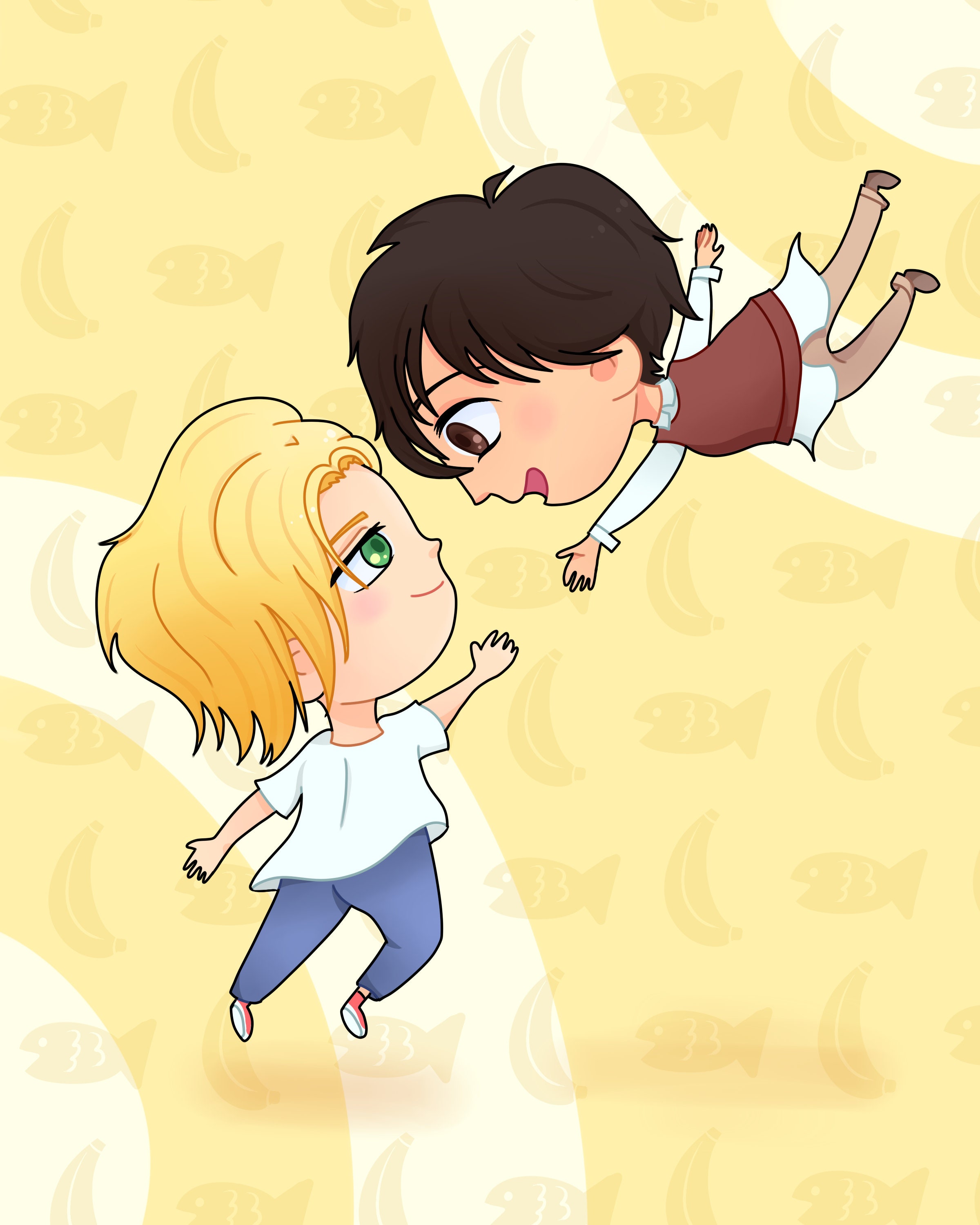 Clearance Banana Fish Ash Lynx Eiji Okumura 8 X 10 Inch Poster Etsy