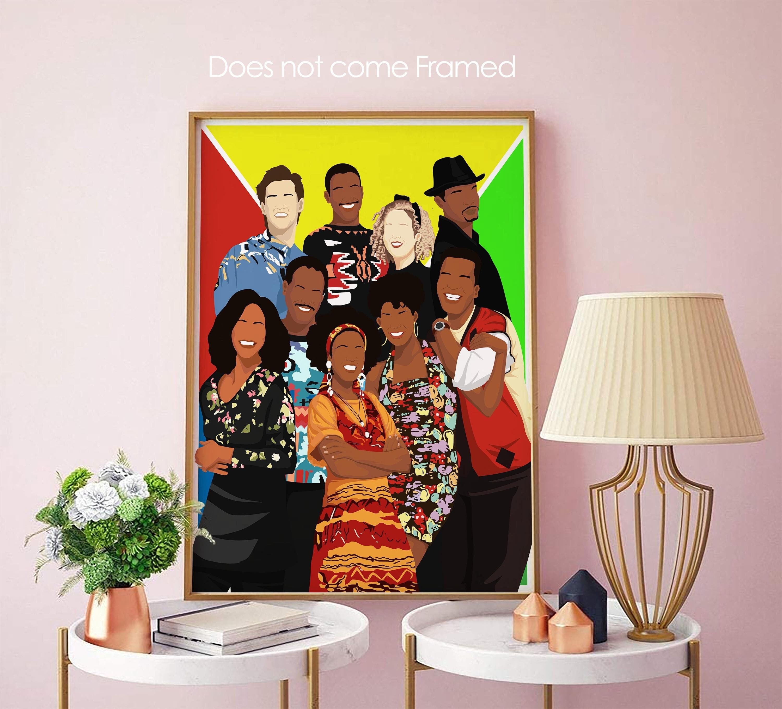 In Living Color Poster: 1990s Sketch Comedy TV Series Art Print - Etsy